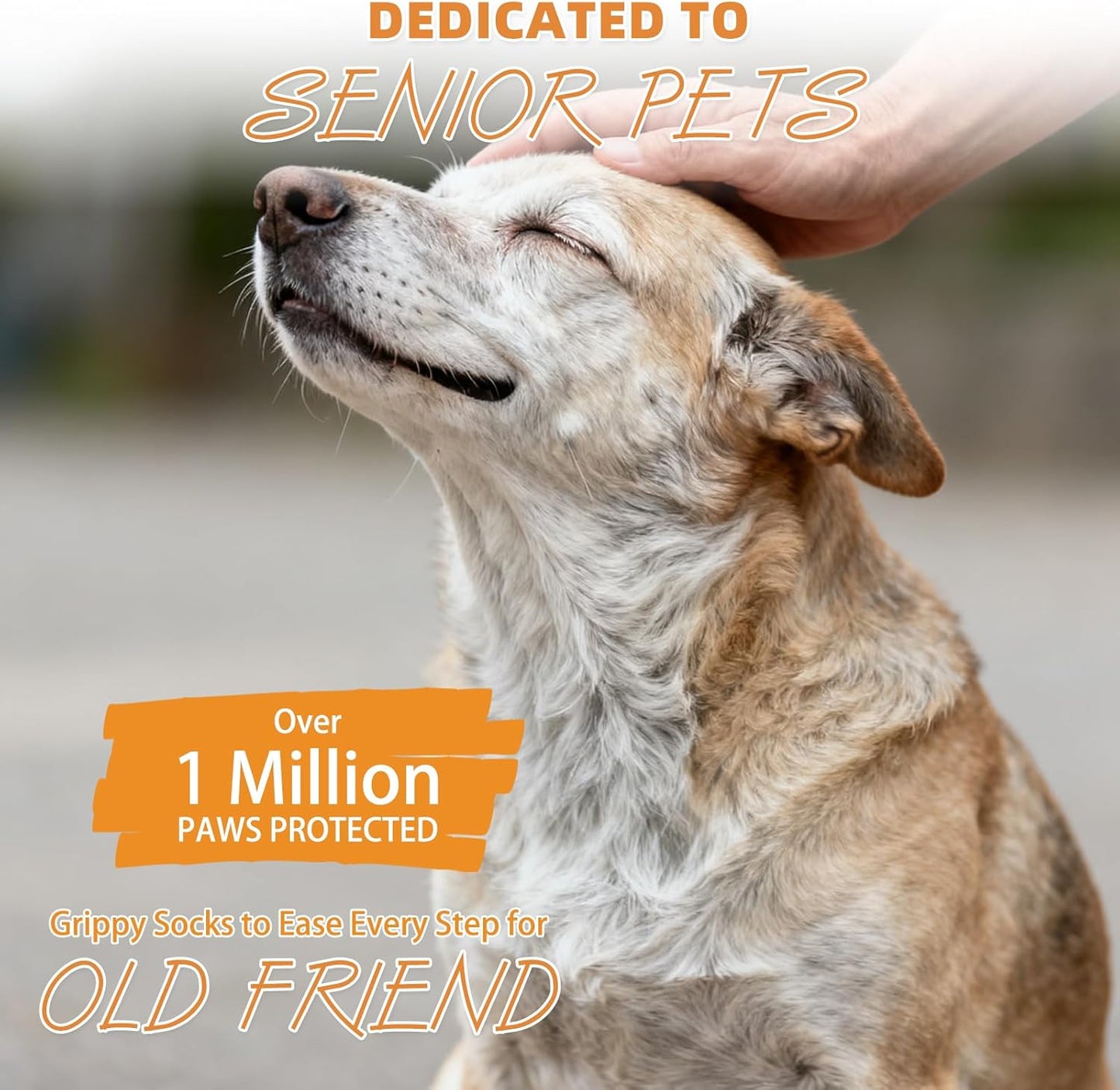 KOOLTAIL Anti Slip Dog Socks Booties to Prevent Licking Paws Scratching, Pet Boots&Paw Protector for Hardwood Floors, Dog Shoes for Winter, Traction Control Grip Socks for Small Medium Large Dogs L