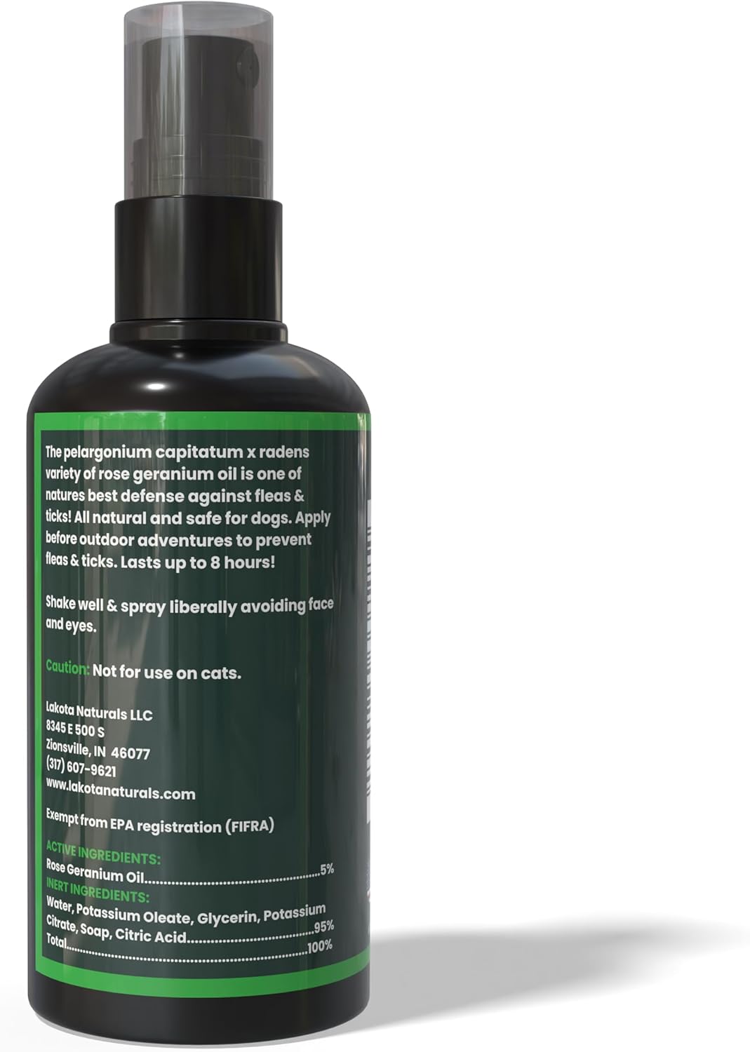 All Natural Flea and Tick Prevention Spray for Dogs - 2oz