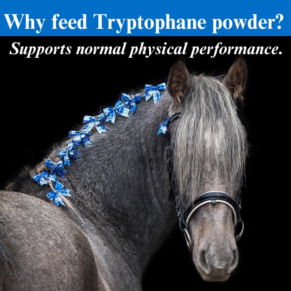SU-PER Tryptophane Horse Calming Supplement - Maintain Calmness and Supports Balanced Behavior - 2.5 Pounds, (2 Pack)