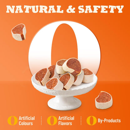 14.1 oz Chicken Sushi Rolls Soft Dog Treats Chewy Dog Training Treats with Cod Skin High Protein Dog Snacks for All Dogs