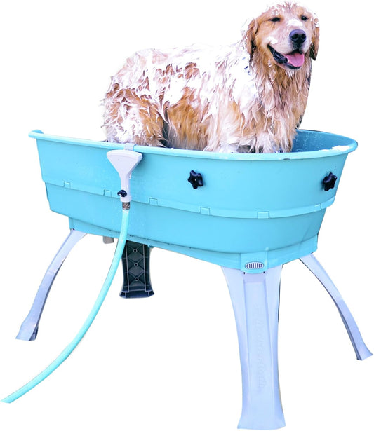 Booster Bath Elevated Pet Bathing, Teal, Large (Pack of 1)