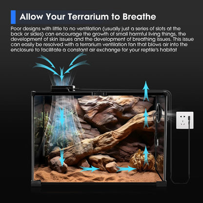 Thermometer Hygrometer with Dehumidifier Ventilation Fan