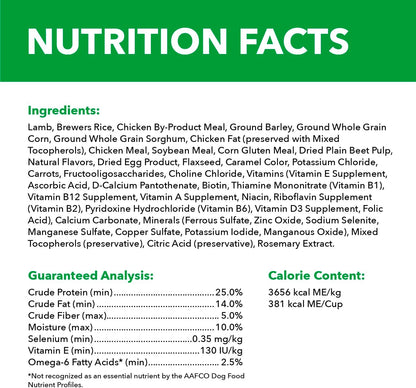 IAMS Proactive Health Minichunks Adult Dry Dog Food with Lamb & Rice, 30 lb. Bag