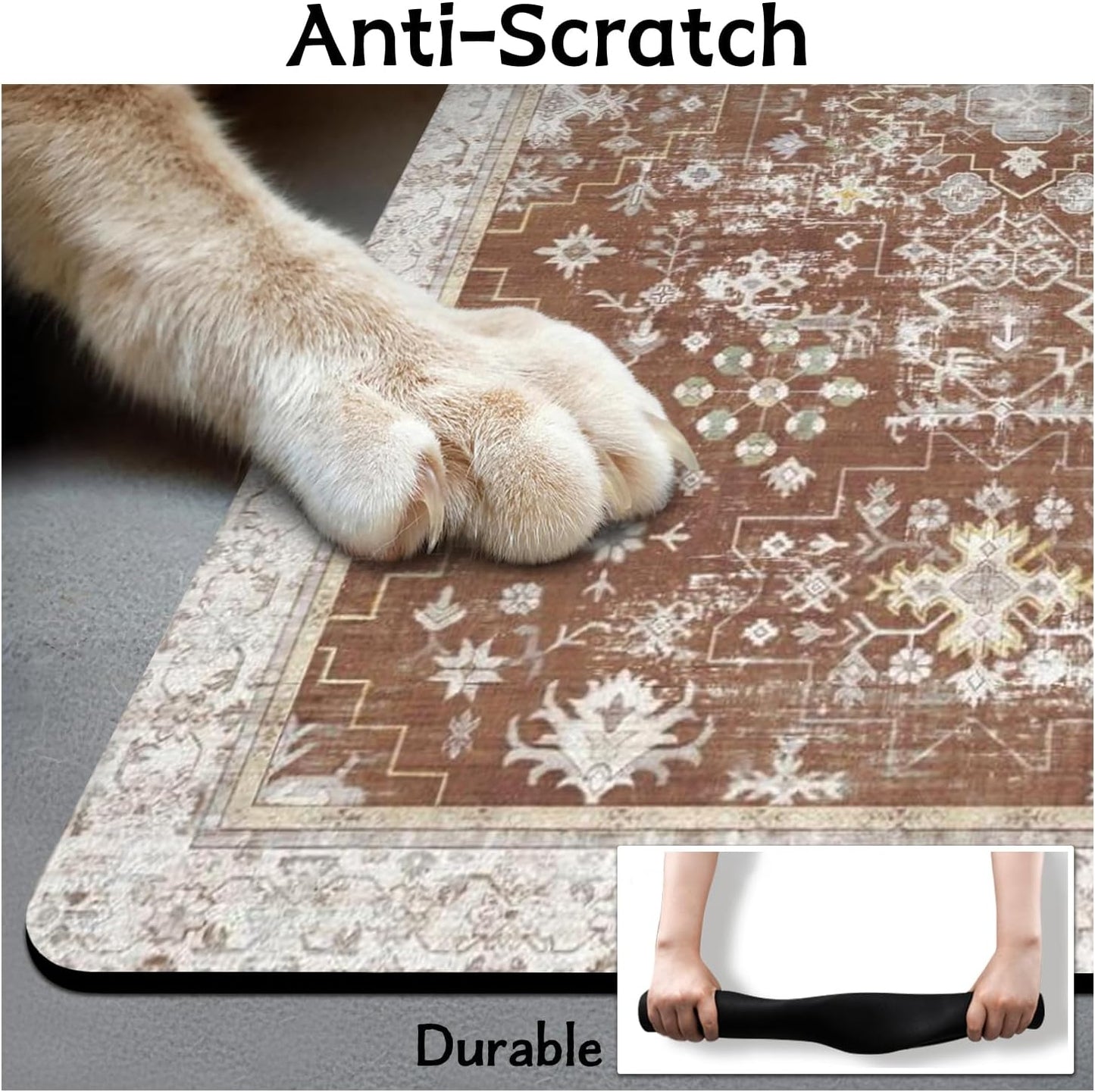 Pet Food Mats for Floor, Absorbent Dog Mat for Food and Water Dispenser Mat, Dog Food Mat Quick Dry Cat Food Mat Pet Supplies