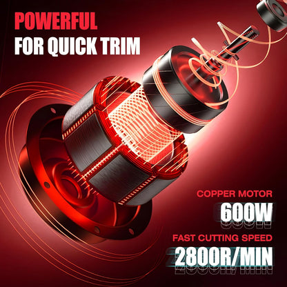 Horse Clippers, 600W Professional Heavy Duty Horse Body Clippers, 6-Speeds Large Livestock Clippers for Body Clipping Horse Equine Cattle and Thick Coat Animals