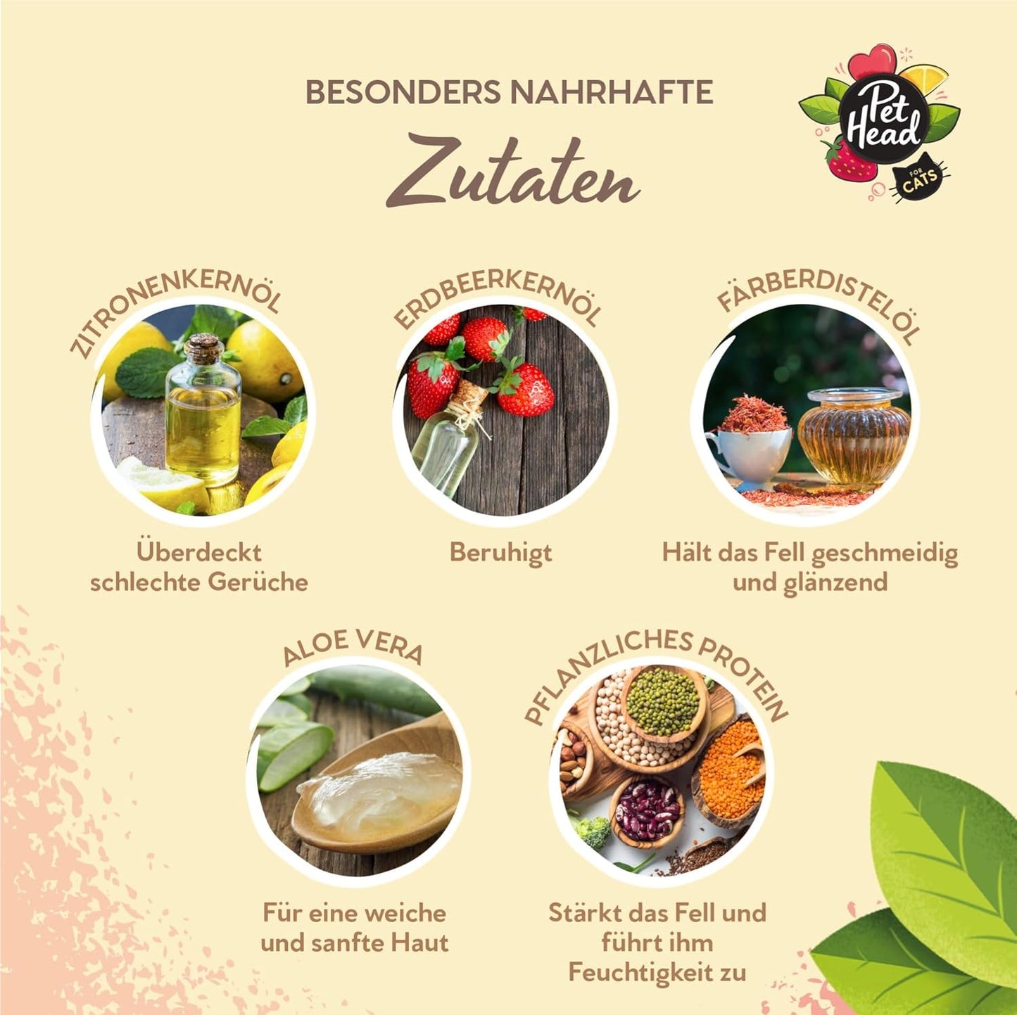 Pet Head Felin' Good Cat Dry Clean Spray | Fruity Scent | Shampoo Spray for Smelly Cats | Nourishing & Deodorizing | Vegan | Lick-Safe | Gentle Formula for Kittens | Made in USA | 10.1 fl. oz.