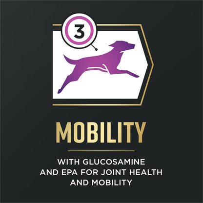 Purina Pro Plan AdvantEDGE Senior Support Plus Shredded Blend Chicken and Rice Formula Dry Dog Food - 22 lb Bag