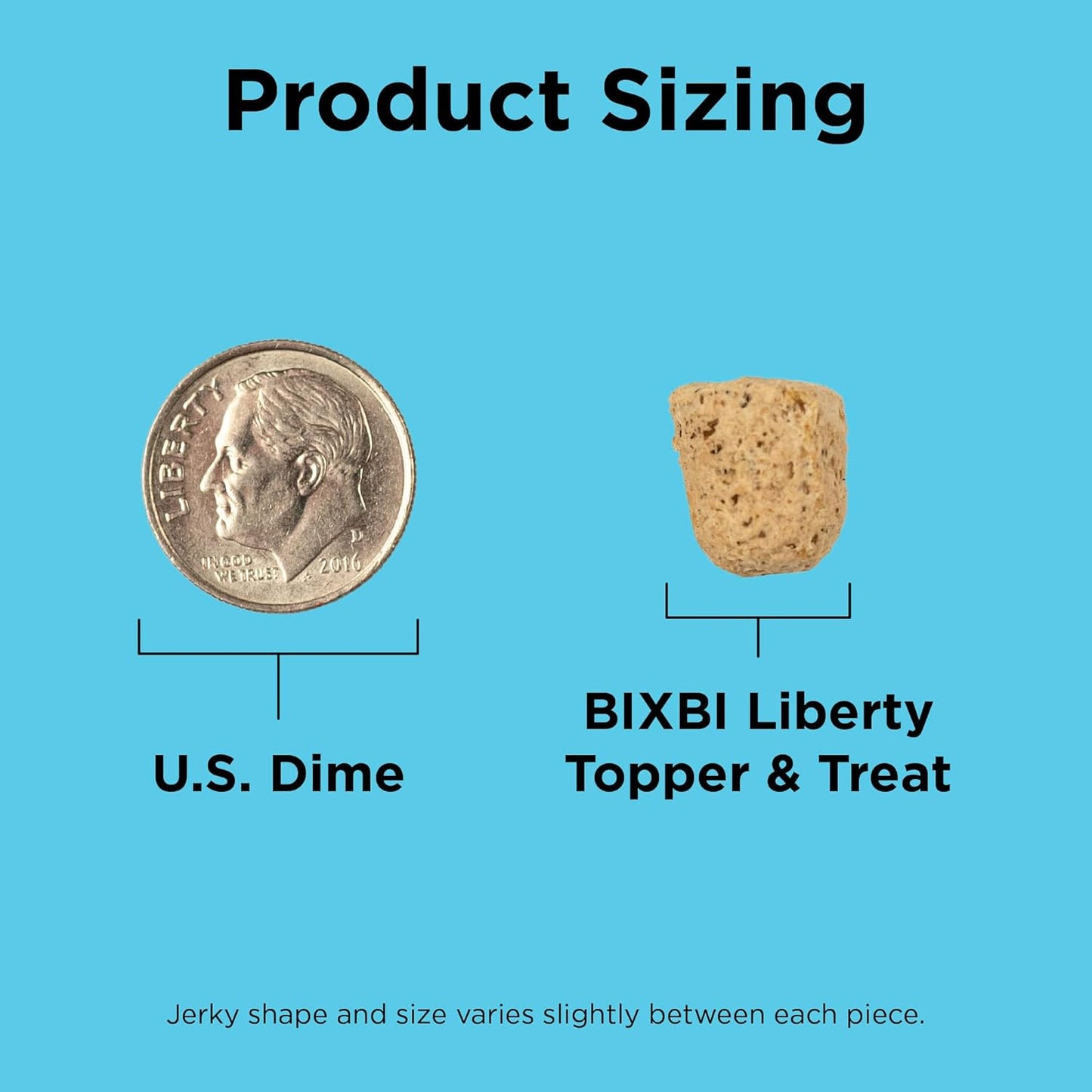 BIXBI Liberty Freeze Dried Dog Food Topper + Dog Treat, Beef Recipe, 4.5 oz - 98% Meat and Organs, No Fillers - Pantry-Friendly Raw Treat or Food Topper - USA Made in Small Batches