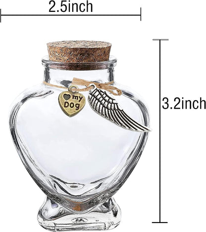 Fight Club Memorial Bottle for pet Hair，Pet Fur Memorial Fur Keepsake，Dog cat Keepsake Fur, pet Memorial urn (Dog)