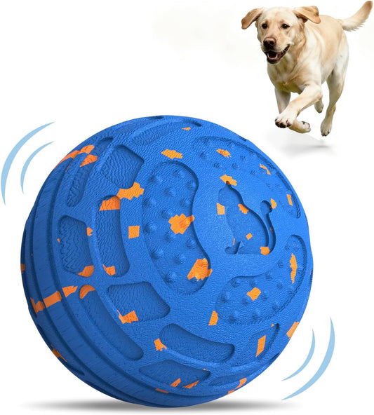 CatPrint Smart Interactive Dog Toy Ball – Automatic Moving, Bouncing & Rolling, 3 Modes, Chew-Proof E-TPU Shell, Waterproof, Rechargeable,Dog Ball for Medium and Large Dogs,Blue Vine