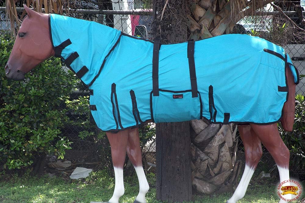 HILASON Horse Fly Sheet - Summer Spring UV Protection Mesh Bug Mosquito FlySheet for Horses | Fly-Sheet
