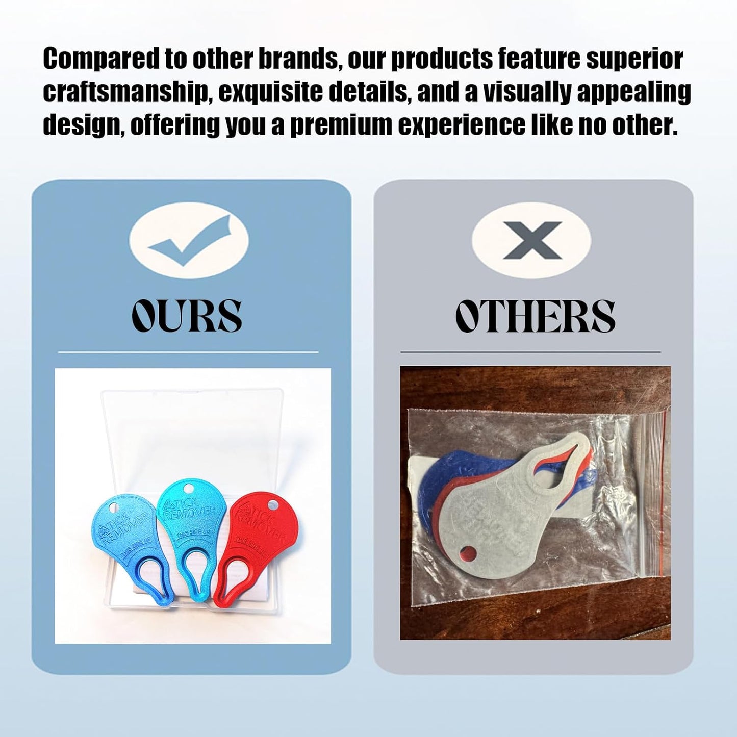 Tick Remover Tool 3 Pack – Portable Tick Key for Pets, Dogs, Animals, and Humans – Quick & Safe Tick Removal Tool – Essential Outdoor Camping Gear for Easy and Reliable Use