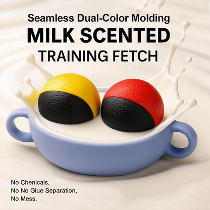 Squeaky Dog Ball for Aggressive Chewers – Durable Rubber Training Ball for Outdoor Fetch & Recall, High Bounce Interactive Dog Toy for Medium & Large Dogs, with Floating Water Feature for Pool & Beach