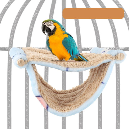 Double-Layer Hanging Hamster Hammock Comfortable Small Animal Bed Soft Fabric for Hamsters, Chinchillas, and Guinea Pigs, Blue Cozy Sleeping Nest for Cage Use