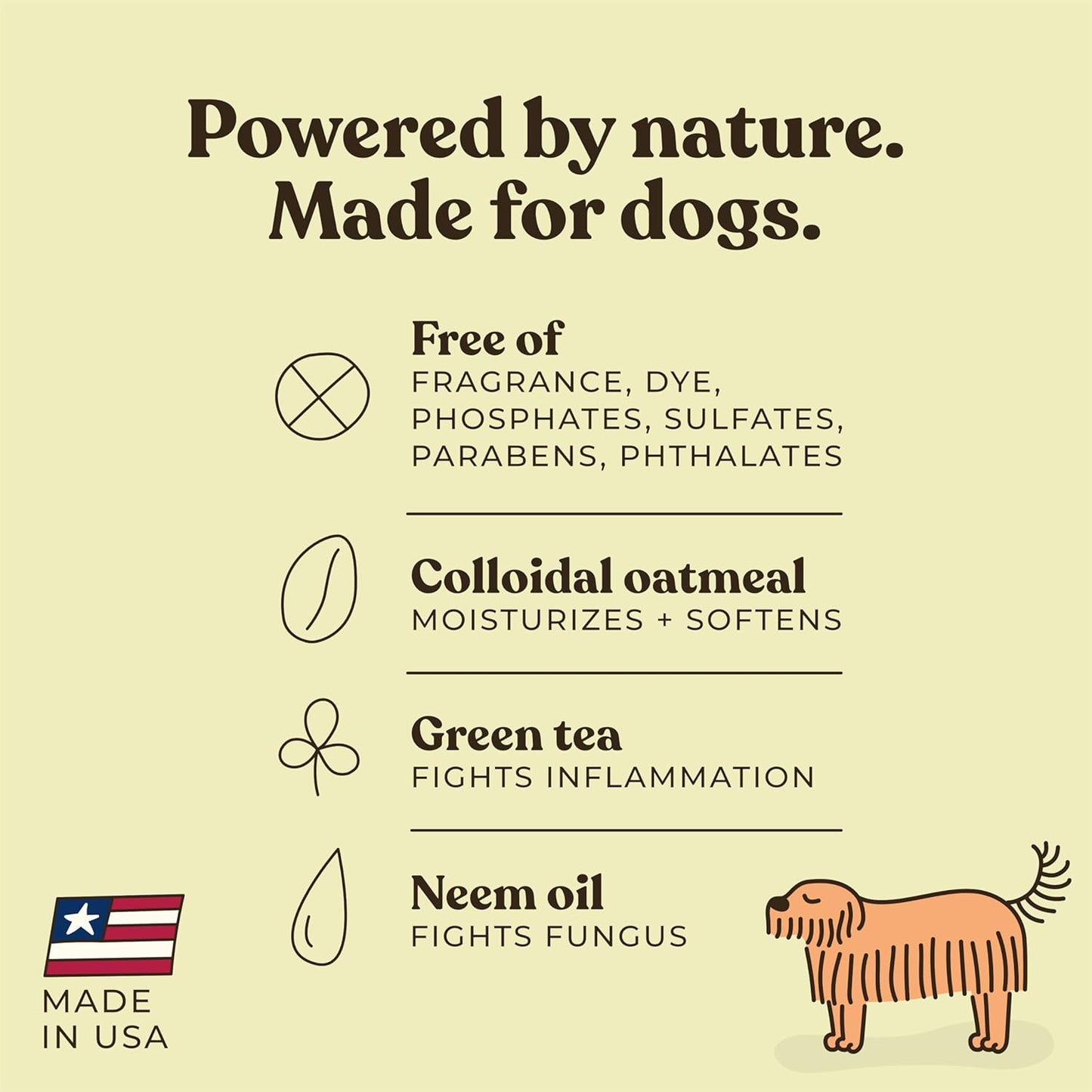 Gentle Creatures Leave-in Dog Conditioner Lotion - Fragrance-Free, Dye-Free - 95% Natural Ingredients - 8 Fl Oz