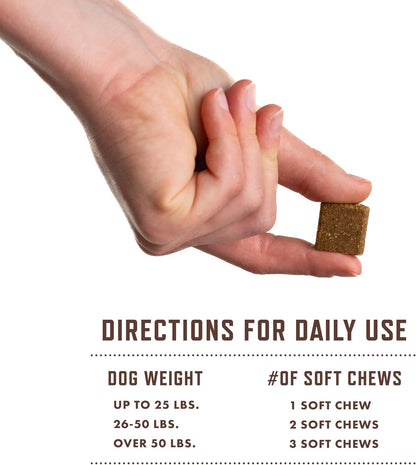 Rocco & Roxie Probiotics for Dogs, Support Gut and Digestive Health, Anti Diarrhea, Constipation & Gas Relief, Allergies, & Itchy Skin, Prebiotics, Enzymes, Puppy to Senior Dog Supplements Chews 60ct