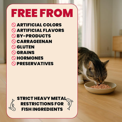 almo nature HQS Cat Food Bundle: (12) 2.47oz Natural Variety Pack (Atlantic Tuna, Mackerel, Trout & Tuna, Chicken & Shrimp) + (12) 1.94oz Tuna & Papaya in Gravy Pouches