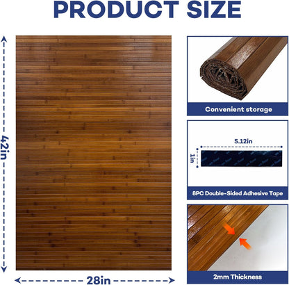 42 x 28 Inch Dog Crate Topper Wood - Dog Kennel Topper Bamboo Top for 42 Inch Crates, Pet Crate Furniture Table Cover, Decorative Wooden Platform for Small Dog Cage, Home Decor Pet Accessories