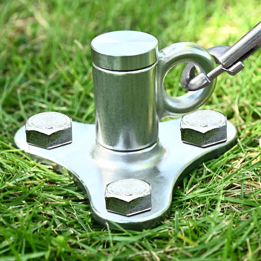 iklekione Dog Tie Out Stake, 360° Swivel Dog Stake-No Tangle,304 Stainless Steel Outdoor Anti-Rust Dog Run,for Large Dogs up to 220 lbs