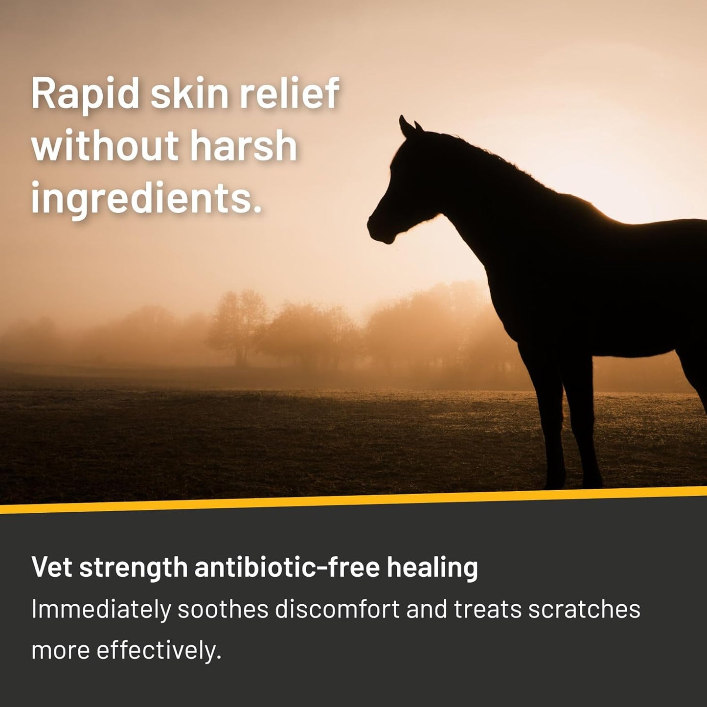 Silver Honey Rapid Relief 6oz Spray for Horses Only, Use for Equine Scratches/Pastern Dermatitis/Mud Fever/Dew Poisoning/Cracked Heels