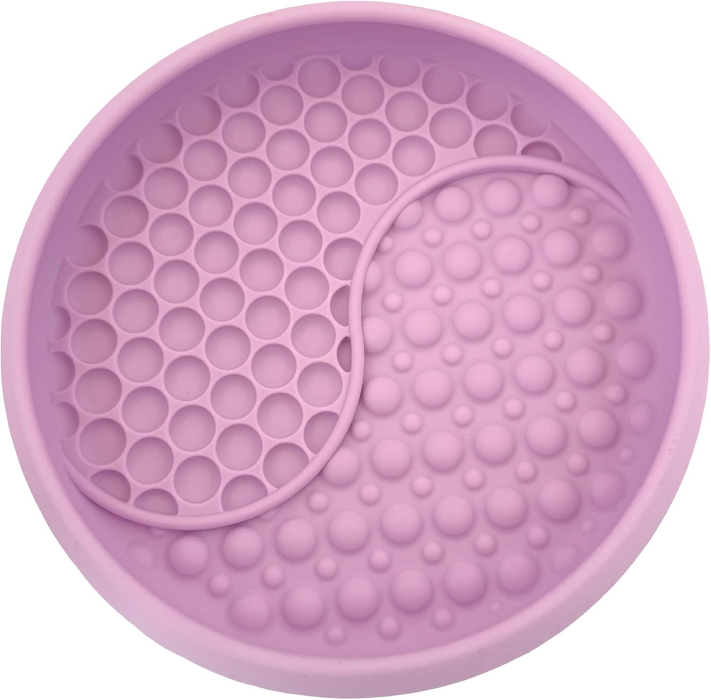 YAMI Bowl Lick Mat for Dogs & Cats, Slow Feeder Bowls, Cat Slow Feeder, Dog Enrichment Toys with Suction Cup for Anxiety Relief, Food-Grade Silicone, Dishwasher Fit, for All Breed (Light Pink)