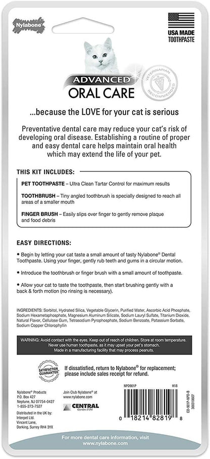 Nylabone 3 Pack of Advanced Oral Care Cat Dental Kits