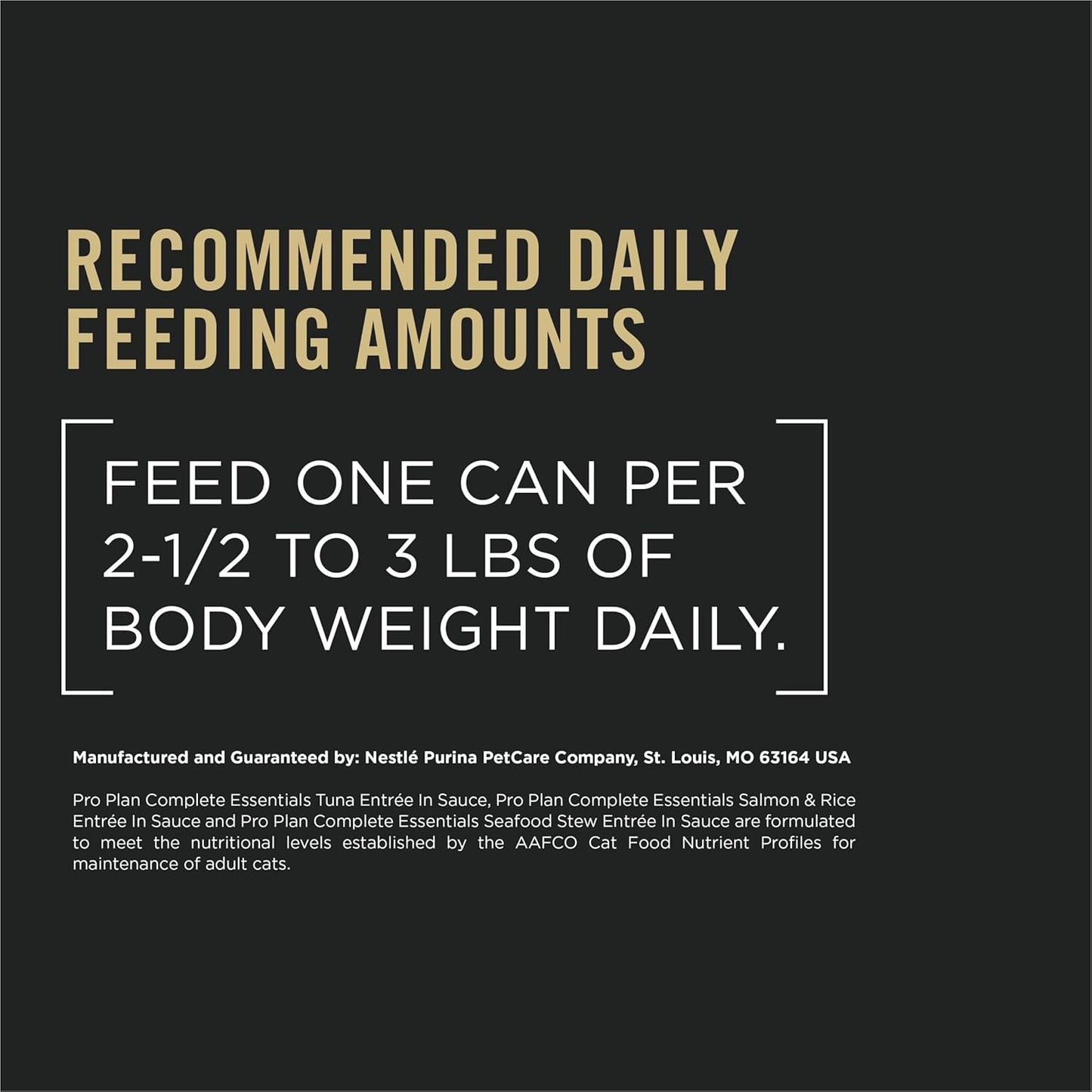 Purina Pro Plan High Protein Cat Food Complete Essentials Wet Cat Food Seafood Favorites Variety Pack 3 Ounce (Pack of 24)