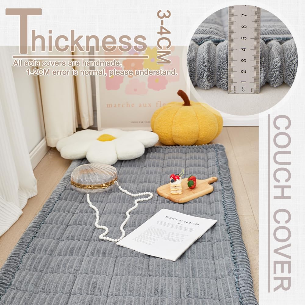 Dog Car Seat Cover for Back Seat, Dog Bed for Car, Fit for Backseat Extenders, Car Seat Protector, Nonslip Soft Durable for Cars Trucks and SUVs (Gray, 24.8" x 54")