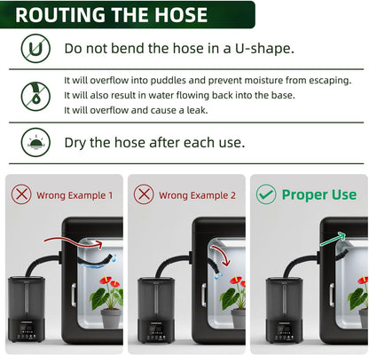 Coospider 5L Reptile Fogger Humidifier, Automatic Humidifiers for Reptiles Tank, Terrarium Humidifiers with Timer and Humidity Control, Reptile Misting System for Reptiles Amphibians Herps Vivarium