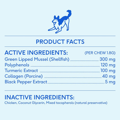 Native Pet Health & Mobility Bundle: Relief Chews for Dogs (60 Air-Dried Chews) & The Daily Dog Multivitamins (60 Scoops) Anti-Inflammatory for Strong Joints & 11-in-1 Multivitamin for Pups of All Age