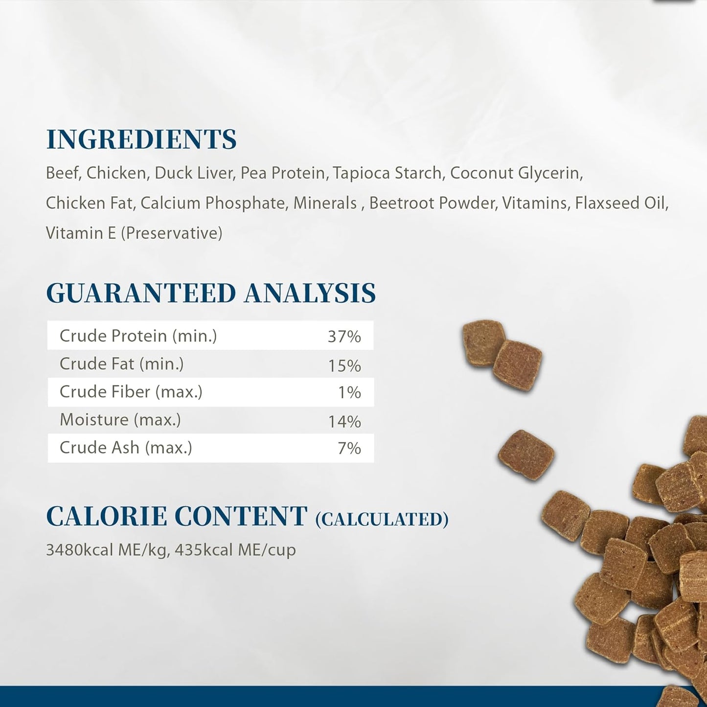 Herz Air-Dried Dog Food Beef & Duck Liver Recipe 1 lb, All-Natural, High-Protein, Grain-Free, Limited Ingredients, Complete & Balanced, Premium Canine Cuisine