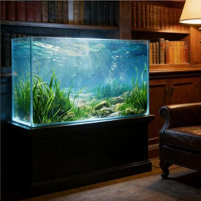 Aquarium Background Poster, Fish Tank Background Sticker, 3D Aquatic Plants Vibrant Underwater Scenery for Stunning Aquarium Decorations 10 20 Gallon Tank (15.7" x 23.6" in)