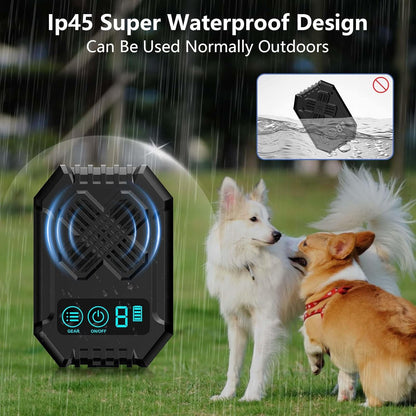 Anti Barking Devices, Dog Bark Deterrent Device 3 Adjustable Modes, Ultrasonic Dog Bark - Rechargeable Long Range 50FT Dogs Barking Control Devices for Indoor Outdoor