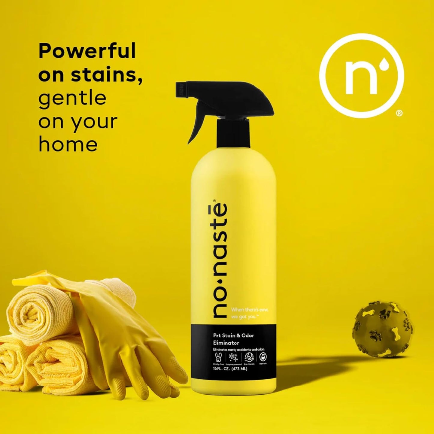 Nonaste Premium Dog Shampoo and Pet Stain & Odor Eliminator Spray (16 Oz, Pack of 2) – USDA Certified Organic Aloe & Oatmeal Dog Shampoo, and Enzyme Cleaner Stain Remover | Dog Wash, Light Fresh Scent