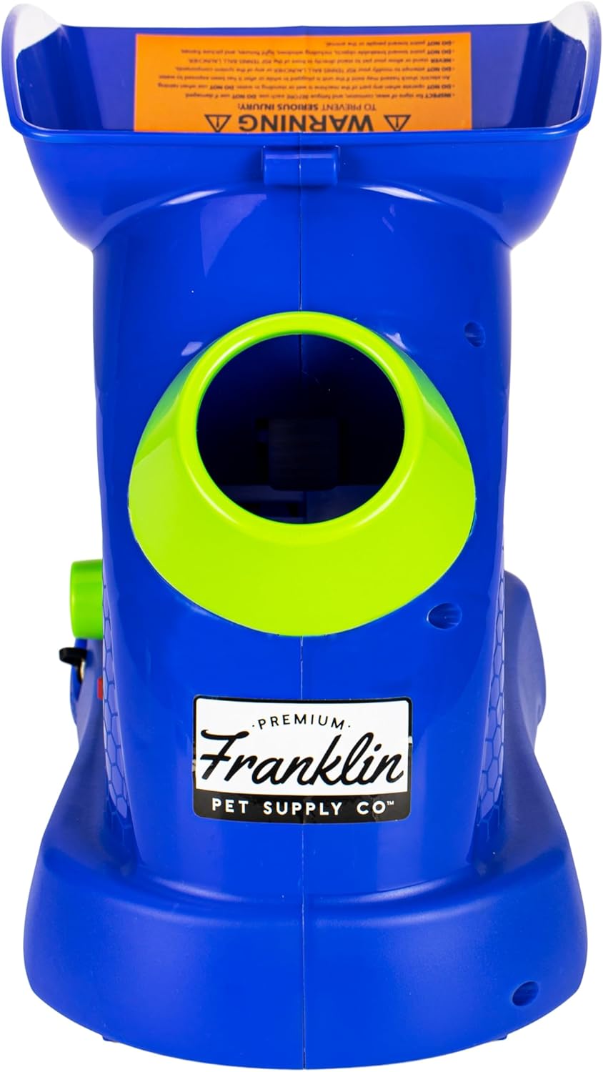 Franklin Pet Supply Co. Ready Set Fetch Mini Automatic Tennis Ball Launcher Dog Toy - Electronic Mini Tennis Ball Thrower for Fetch + Playtime - Launches up to 40 Feet - Interactive Dog Toy