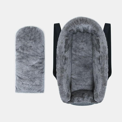 Elevated Dog Car Seat for SUV & Sedan - Pet Booster Seat with Safety Belt & Anti-Slip Platform, Convertible into Travel Carrier Bag & Indoor Bed (Grey)