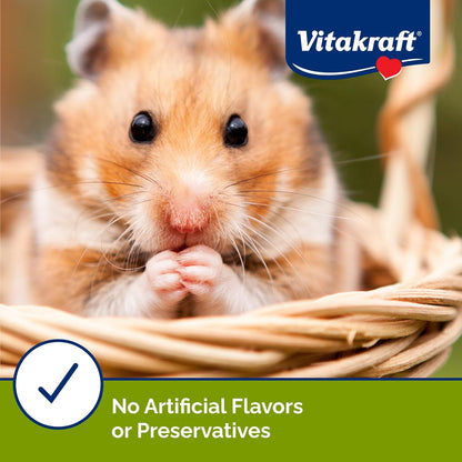 Vitakraft Mini Drops Cherry Banana Treats for Hamsters Rats Mice and Small Pets - Wholesome Small Animal Snacks with Real Fruit Flavor and Nutrient-Rich Goodness - 2.5 Ounce Pack