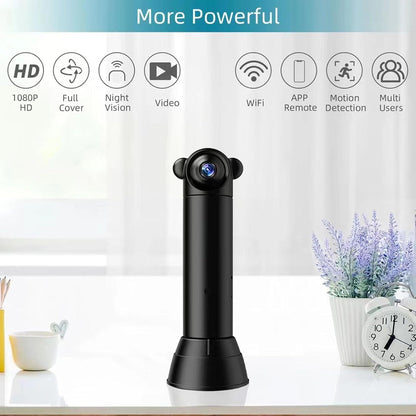 1080P Camera, Indoor Security Night Vision WiFi Camera with Motion Detection and 2 Way Talk Alarm System for Home and Pet Monitoring