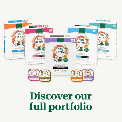 Nutro Ultra Adult Toy Breed Dry Dog Food, Chicken, Lamb and Salmon Protein Trio, 3.5 lb Bag