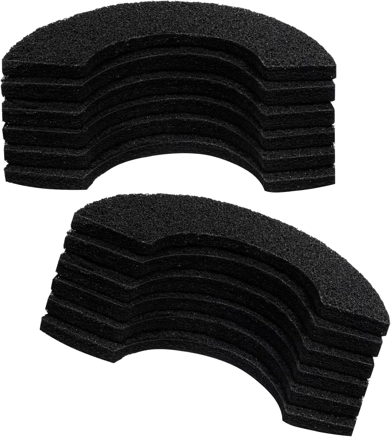 6 Pack Carbon Filters Compatible with Model LR 4, Cat Litter Box Filters Replacement to Absorb Odors from Pets, Keep Your Home Clean and Fresh