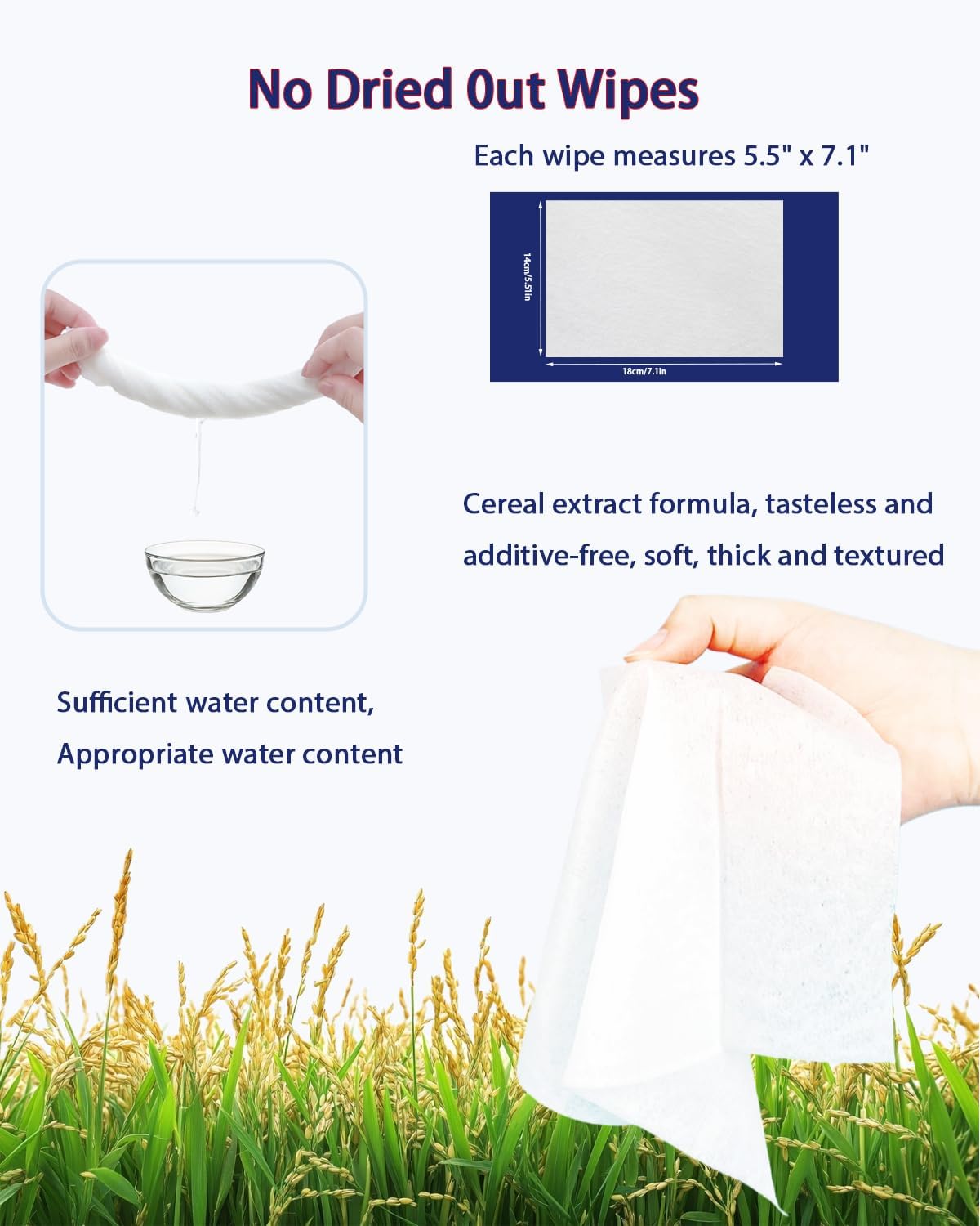 Dog Wipes for Paws and Butt – 80ct Unscented Hypoallergenic Pet Wipes for Dogs & Cats – Extra Thick, Rinse-Free Deodorizing Grooming Wipes for Face, Ears & Sensitive Areas – Travel Pack