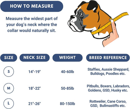 Spark Paws Tactical Dog Collar - Heavy Duty, Premium Quality, Thick and Durable for Large and Medium Dogs - 90s Retro - S - 1.5"