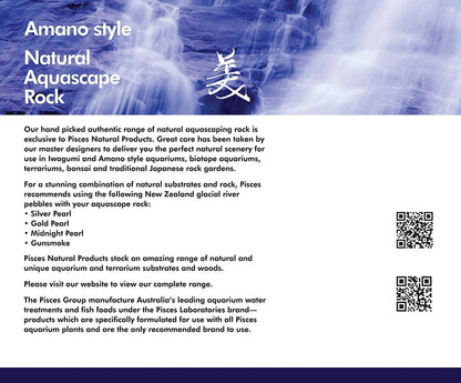 Pisces 15lb Seiryu Rock for Aquascaping, Aquariums, Terrariums, Vivariums