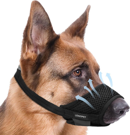Dog Muzzle, Black-L-2-20251207