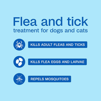 ADAMS Plus Flea & Tick Dog and Cat Spray, Kills Fleas, Ticks and Mosquitoes, 32 Fl Oz