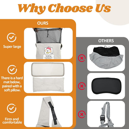 Dog Sling Carrier for 15-20lbs Fits French Bulldog, Westie, Golden Retriever Puppies, Corgi – Hands-Free Outdoor Carrier with Adjustable Oxford Strap, Hard Bottom Panel with Soft Cushion