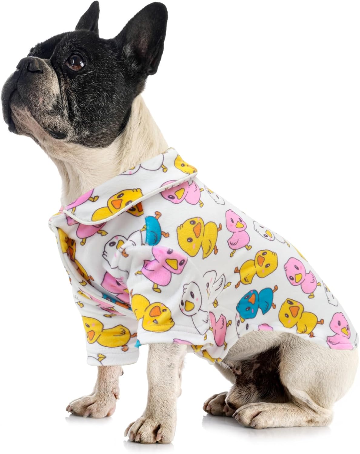 CuteBone Two-Leg Velvet Pet Pajamas Girl Dog Clothes - Soft, Cozy, and Stretchy Boy Pjs for Small, Medium Dogs and Cats Winter Sleepwear Apparel LTP21XL