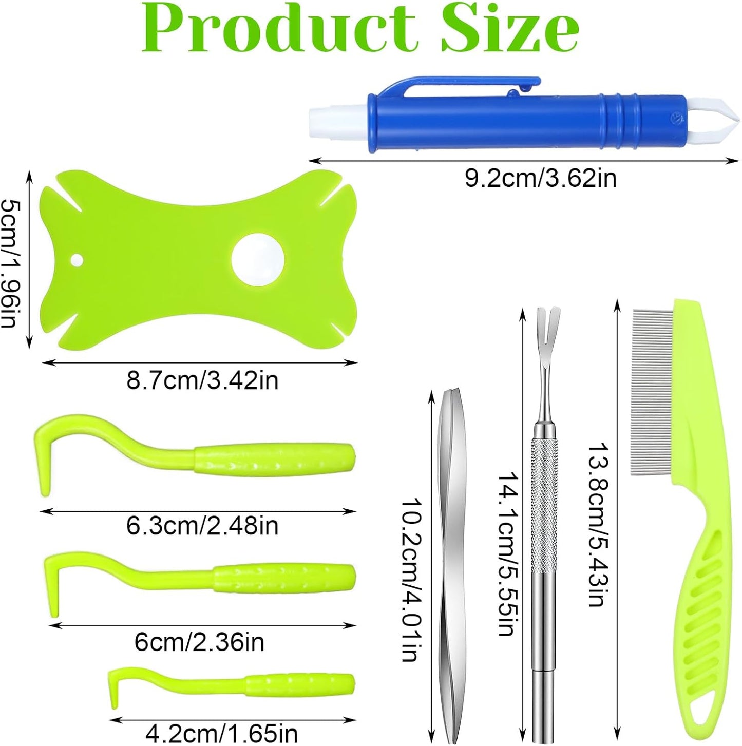 Tick Removal Tool For Dogs 8 In 1 With Storage Box Flea Comb Kit With Tweezers Stainless Steel Tick Tweezers Dog Grooming Combs Cat Comb For Removing Tangles And Knots For Dogs Cats Tick Flea Comb