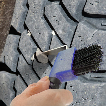 Horse Hoof Pick Brush with Soft Touch Handle (Royal Blue)