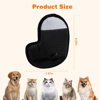 Pet Hair Removal Gloves, Electrostatic Pet Hair Remover Glove for Cats & Dogs